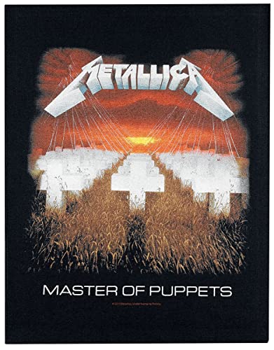 Metallica Master Of Puppets Unisex Toppa schiena standard 95% cotone, 5% poliestere