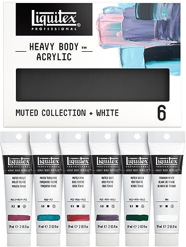 LIQUITEX Heavy Body Set Colori Tenui 6 Tubi da 59 ml