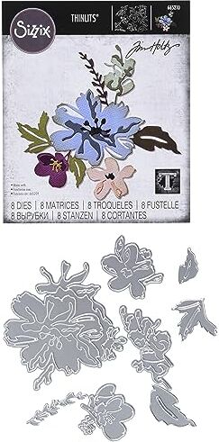 Sizzix Fustella Thinlits #2 di Tim Holtz confezione da 8