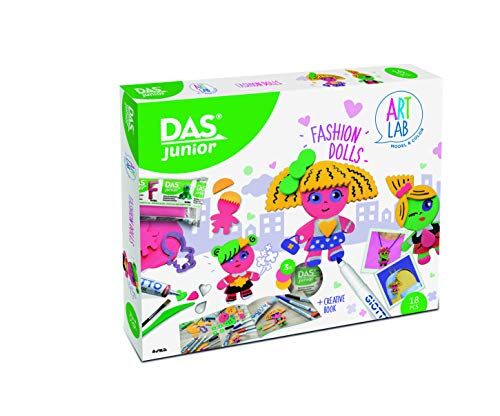 DAS Art Lab Fashion Dolls-Kit Creativo, Multicolore, 348600