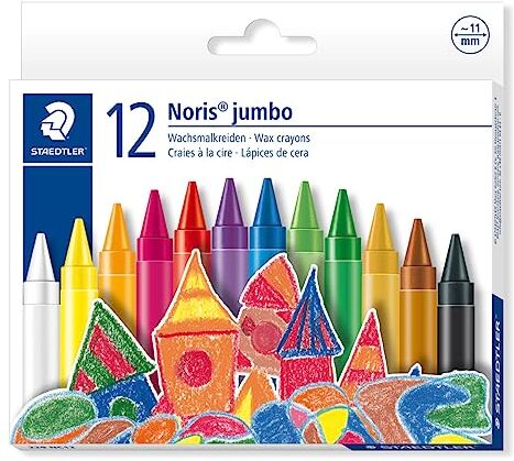 Staedtler 229 NC12 Pastello a Cera, 11 mm, 12 Pezzi