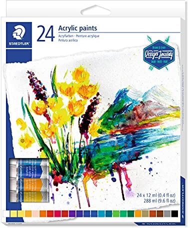 Staedtler 8500 C24 Karat vernice acrilica, colore multicolore (confezione da 24)