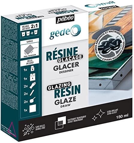 PEBEO Gédéo Kit Resina da Rivestimento 150 ML, Legno