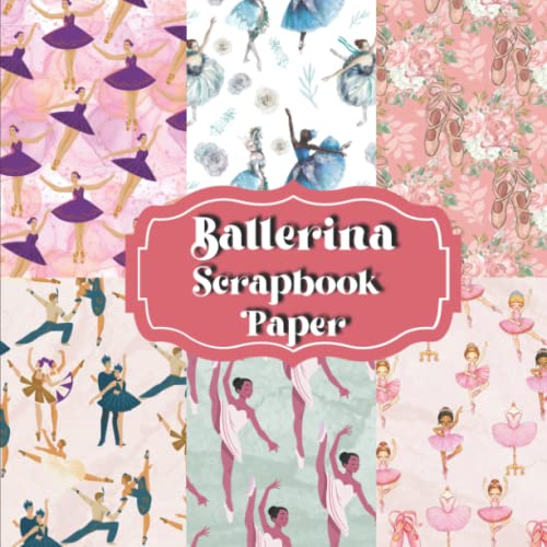Karambu, Wisteria Gail Ballerina Scrapbook Paper Pad: Double Sided for Craft Projects and Card Making