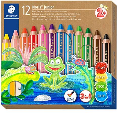 Staedtler Matita colorata 3 in 1 Noris Junior