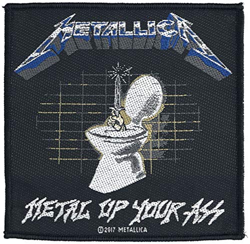 Metallica Metal Up Your Ass Unisex Toppa multicolore 100% poliestere
