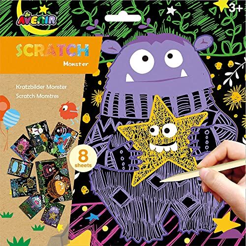 Avenir - Scratch Boys Monster, Multicolore, 31680