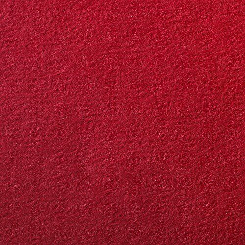 Clairefontaine Pochette carta da disegno colorata Etival Color, doppia grana, 5 fogli 21x29.7 cm 160 g, rosso vivo