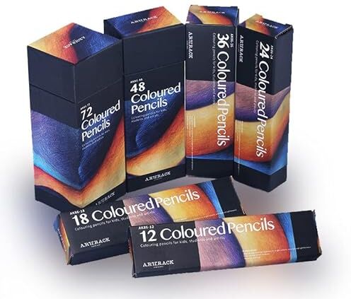 Generic Arttrack Premium Colored Pencils, 3.0mm Core Leads, Rich & Vibrant Colors, Blendable, Perfect for Beginner & Artists   Set of (72)