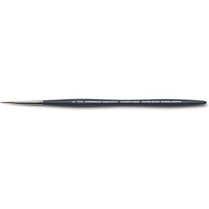 Winsor & Newton Pennello professionale per acquerelli, con fibre sintetiche, manico ergonomico, durevole e indeformabile, manico corto – Pennello rotondo Spitz n. 2 Winsor & Newton Pennello professionale per acquerelli, con fibre sintetiche, manico ergonomico, durevole e indeformabile, manico corto – Pennello rotondo Spitz n. 2