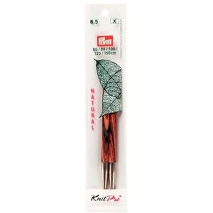 Prym Ferri circolari per lavorare a maglia, 11,6 cm, 6,50 mm, in legno, multicolore Prym Ferri circolari per lavorare a maglia, 11,6 cm, 6,50 mm, in legno, multicolore