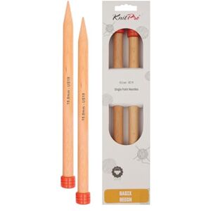 Aghi da maglia KnitPro Basix Betulla - 15,00mm / US19 Aghi da maglia KnitPro Basix Betulla - 15,00mm / US19