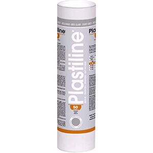 PLASTILINE Plastilina Tubo di plastilina Pasta modellabile, alta precisione Modellare, scolpire, plasmare durezza 50 (morbida) 1 kg Colore Grigio chiaro. Prodotto in Francia PLASTILINE Plastilina Tubo di plastilina Pasta modellabile, alta precisione Modellare, scolpire, plasmare durezza 50 (morbida) 1 kg Colore Grigio chiaro. Prodotto in Francia