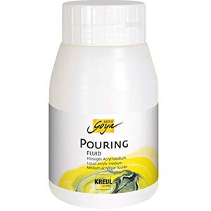 KREUL 87207-500 ml Solo Goya Pouring Fluid, medium acrilico liquido per le tecniche di colata e fluidità a base d'acqua, migliora le proprietà di fluidità dei colori acrilici. KREUL 87207-500 ml Solo Goya Pouring Fluid, medium acrilico liquido per le tecniche di colata e fluidità a base d'acqua, migliora le proprietà di fluidità dei colori acrilici.