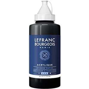 Lefranc Bourgeois Fine Acrylic Colore Acrilico, Nero (Ivory Black), 750 ml Lefranc Bourgeois Fine Acrylic Colore Acrilico, Nero (Ivory Black), 750 ml