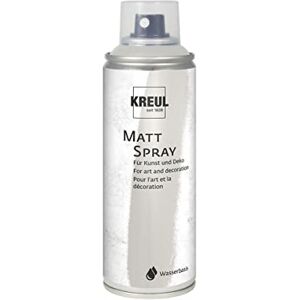 KREUL 76361 Colore Spray, Argento 200 ml, Classica Vernice Spray Opaca a Base d'Acqua, Altamente pigmentata e Impermeabile, Resistente al polistirolo, per Interni ed Esterni KREUL 76361 Colore Spray, Argento 200 ml, Classica Vernice Spray Opaca a Base d'Acqua, Altamente pigmentata e Impermeabile, Resistente al polistirolo, per Interni ed Esterni