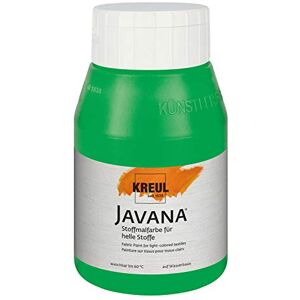 KREUL 90508 Javana Colorante per tessuti chiari, 500 ml, colore verde brillante, a base d'acqua con carattere cremoso, penetra in profondità la fibra, lavabile dopo il fissaggio KREUL 90508 Javana Colorante per tessuti chiari, 500 ml, colore verde brillante, a base d'acqua con carattere cremoso, penetra in profondità la fibra, lavabile dopo il fissaggio