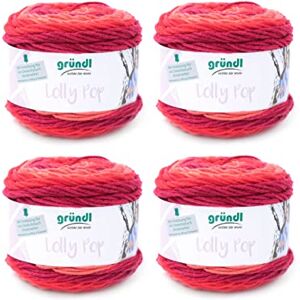 Fil fatto a mano Gründl Lolly Pop - 4x150g - 100% Acrilico - Maglia & Uncinetto Fil fatto a mano Gründl Lolly Pop - 4x150g - 100% Acrilico - Maglia & Uncinetto