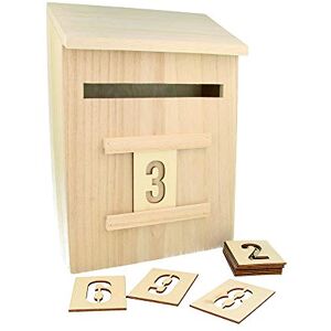 Artemio Calendario dell' Avvento a Decorare Scatola alle Lettere Legno 20 x 9,5 x 28 cm Artemio Calendario dell' Avvento a Decorare Scatola alle Lettere Legno 20 x 9,5 x 28 cm