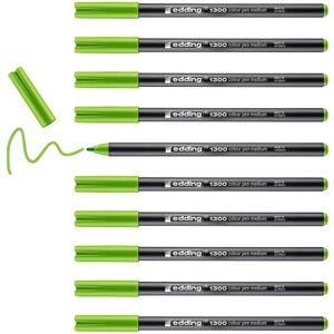 Edding e- Pennarelli da colorare a punta tonda, 3 mm, confezione da 10, colore: Verde chiaro Edding e- Pennarelli da colorare a punta tonda, 3 mm, confezione da 10, colore: Verde chiaro