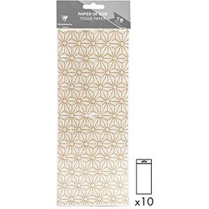 Clairefontaine – – carta crespa confezione da 40 fogli piegati MISURE: 50x70cm 18g MOTIVO: Losanghe Oro – confezionamento regali, Regali personalizzati, fai da te, hobby creativi Clairefontaine – – carta crespa confezione da 40 fogli piegati MISURE: 50x70cm 18g MOTIVO: Losanghe Oro – confezionamento regali, Regali personalizzati, fai da te, hobby creativi