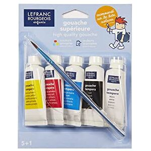 Lefranc Bourgeois Blister 5 Tubi Da 20 ml Colori Primari + 1 Pennello Lefranc Bourgeois Blister 5 Tubi Da 20 ml Colori Primari + 1 Pennello