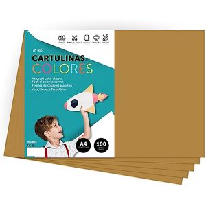 m-office - A4 Coloured Cardstock 180g - Marrone - Cardstock m-office - A4 Coloured Cardstock 180g - Marrone - Cardstock