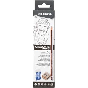 LYRA Graduate Graphite Manga Set 8 pc LYRA Graduate Graphite Manga Set 8 pc