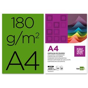 Liderpapel 180g A4 Abete Verde Cartoncino - Cartoncino Liderpapel 180g A4 Abete Verde Cartoncino - Cartoncino