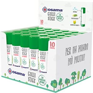 OSAMA Colla Stick Extra Forte, Box da 30 Pezzi, 10 gr Set Colle Stick Ideale per Cancelleria Scuola, Ufficio e Università Scorrevole, Resistente e Adatta ai Bambini, con Ingredienti Naturali OSAMA Colla Stick Extra Forte, Box da 30 Pezzi, 10 gr Set Colle Stick Ideale per Cancelleria Scuola, Ufficio e Università Scorrevole, Resistente e Adatta ai Bambini, con Ingredienti Naturali