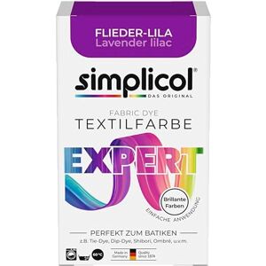 simplicol Fabric Dye expert, Colorante per tessuti, colore per lavatrice o colore manuale, Viola (Flieder-Lila ), 1 confezione simplicol Fabric Dye expert, Colorante per tessuti, colore per lavatrice o colore manuale, Viola (Flieder-Lila ), 1 confezione