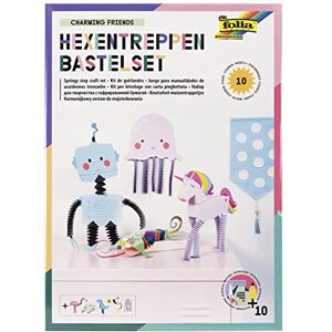 folia Set di Artigianato per Bambini Amici incantevoli, 10 Figure Diverse con Divertenti Gambe a Forma di Scala di Strega folia Set di Artigianato per Bambini Amici incantevoli, 10 Figure Diverse con Divertenti Gambe a Forma di Scala di Strega