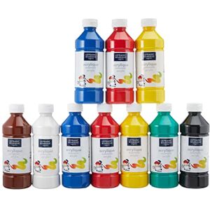 Lefranc Bourgeois 188538 10 x 500 ml Liquido Acrilico Assortito - Colore Acrilico Lefranc Bourgeois 188538 10 x 500 ml Liquido Acrilico Assortito - Colore Acrilico