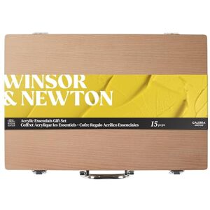 Winsor & Newton Vernice Acrilica Galeria, Valigetta di legno 8x60ml “Kit acrilico essenziale” Winsor & Newton Vernice Acrilica Galeria, Valigetta di legno 8x60ml “Kit acrilico essenziale”