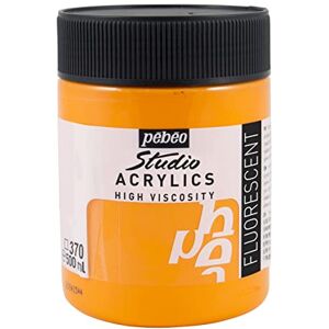 Pébéo - Acrilici Studio Fine - Colore Acrilico - Fluorescente - Arancione Fluorescente - 500 ml Pébéo - Acrilici Studio Fine - Colore Acrilico - Fluorescente - Arancione Fluorescente - 500 ml