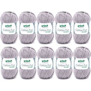 Gründl Cotton Fun Grigio Chiaro - Filato Gründl Cotton Fun Grigio Chiaro - Filato