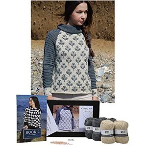 DesignEtte Knitting Kit, Grigio/Bianco/XL/XL, Confezione da 15 DesignEtte Knitting Kit, Grigio/Bianco/XL/XL, Confezione da 15