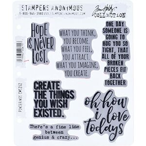 Stampers Anonymous Tim Holtz emboutisseurs anonima Estensibile timbri ponderings 7 x 21,5 cm Stampers Anonymous Tim Holtz emboutisseurs anonima Estensibile timbri ponderings 7 x 21,5 cm