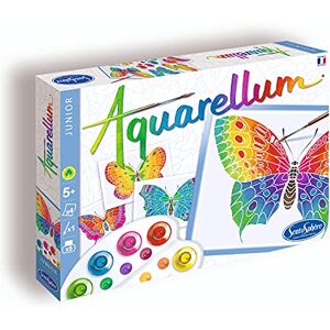 Sentosphère Aquarellum Junior Set per dipingere con acquerelli con 4 Disegni da colorare, Tema: Farfalle Sentosphère Aquarellum Junior Set per dipingere con acquerelli con 4 Disegni da colorare, Tema: Farfalle