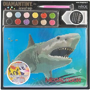 DIAMANTINY Level Up Nice Group Creative Art, Diamond Painting Kit crea il mosaico, DINOSAURS, Megalodon DIAMANTINY Level Up Nice Group Creative Art, Diamond Painting Kit crea il mosaico, DINOSAURS, Megalodon