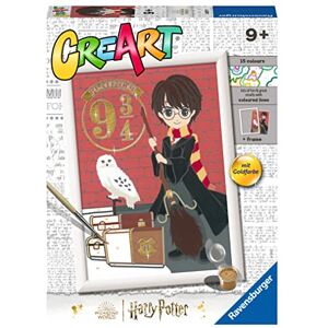Ravensburger CreArt: Harry Potter: Partenza per Hogwarts – Dipingere con i Numeri per Bambini 9+ Anni, Kit Pittura con Tavole, Cornice, Pennello e Colori Inclusi, 25 x 18,30 cm, Idee Regalo Ravensburger CreArt: Harry Potter: Partenza per Hogwarts – Dipingere con i Numeri per Bambini 9+ Anni, Kit Pittura con Tavole, Cornice, Pennello e Colori Inclusi, 25 x 18,30 cm, Idee Regalo