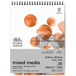 Carta Winsor & Newton - Bianco - 27,9 x 35,6 cm - 30 Fogli per Tecniche Miste Carta Winsor & Newton - Bianco - 27,9 x 35,6 cm - 30 Fogli per Tecniche Miste