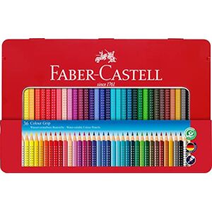 Faber-Castell Scatola metallica Grip set da 36 - Materiali artistici Faber-Castell Scatola metallica Grip set da 36 - Materiali artistici