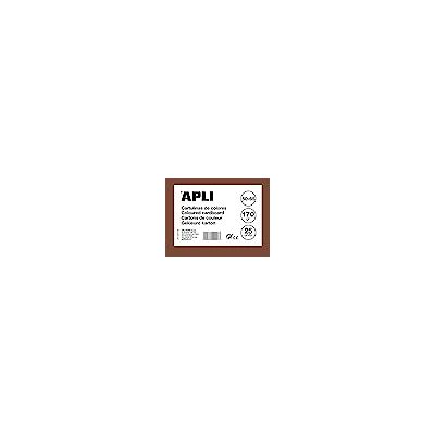 APLI Confezione da 25 fogli di cartone, 500 x 650 mm, colore: Marrone APLI Confezione da 25 fogli di cartone, 500 x 650 mm, colore: Marrone