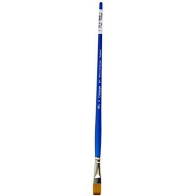 Winsor & Newton Cotman WN5305016, Pennello, Legno, Nr. 16 15 mm, Flach Pinsel, langer Stiel, Blu Winsor & Newton Cotman WN5305016, Pennello, Legno, Nr. 16 15 mm, Flach Pinsel, langer Stiel, Blu