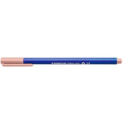 Staedtler Triplus Color 323 Pennarelli 323, triangolari, stabili, punta antipressione, circa 1 mm, in 97% riciclato, Made in Germany, astuccio di cartone con 10 pezzi, colore rosa antico, 323-26 Staedtler Triplus Color 323 Pennarelli 323, triangolari, stabili, punta antipressione, circa 1 mm, in 97% riciclato, Made in Germany, astuccio di cartone con 10 pezzi, colore rosa antico, 323-26
