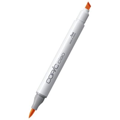 Copic Ciao Pennarello Grafico con Doppia Punta, 11 g , Arancione (Chrome Orange), 12 x 12 x 150 mm Copic Ciao Pennarello Grafico con Doppia Punta, 11 g , Arancione (Chrome Orange), 12 x 12 x 150 mm