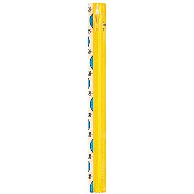 Opti Chiusura lampo, 100% poliestere, 00645 giallo, 70 cm Opti Chiusura lampo, 100% poliestere, 00645 giallo, 70 cm