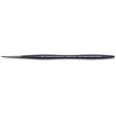 Winsor & Newton Pennello professionale per acquerello, sintetico, grigio, Rundpinsel-Nr. 1 Winsor & Newton Pennello professionale per acquerello, sintetico, grigio, Rundpinsel-Nr. 1