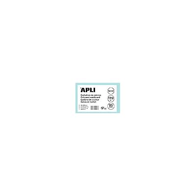 APLI Confezione da 25 fogli di cartone, 500 x 650 mm, colore: Blu chiaro APLI Confezione da 25 fogli di cartone, 500 x 650 mm, colore: Blu chiaro